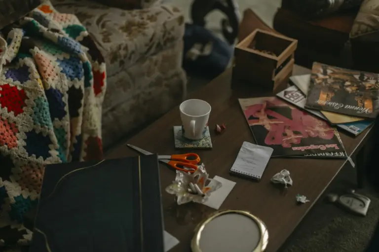A home scene illustrating the article Clutter Is Information
