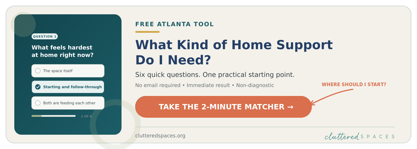 Atlanta Home Support Matcher — find the kind of support that fits your home