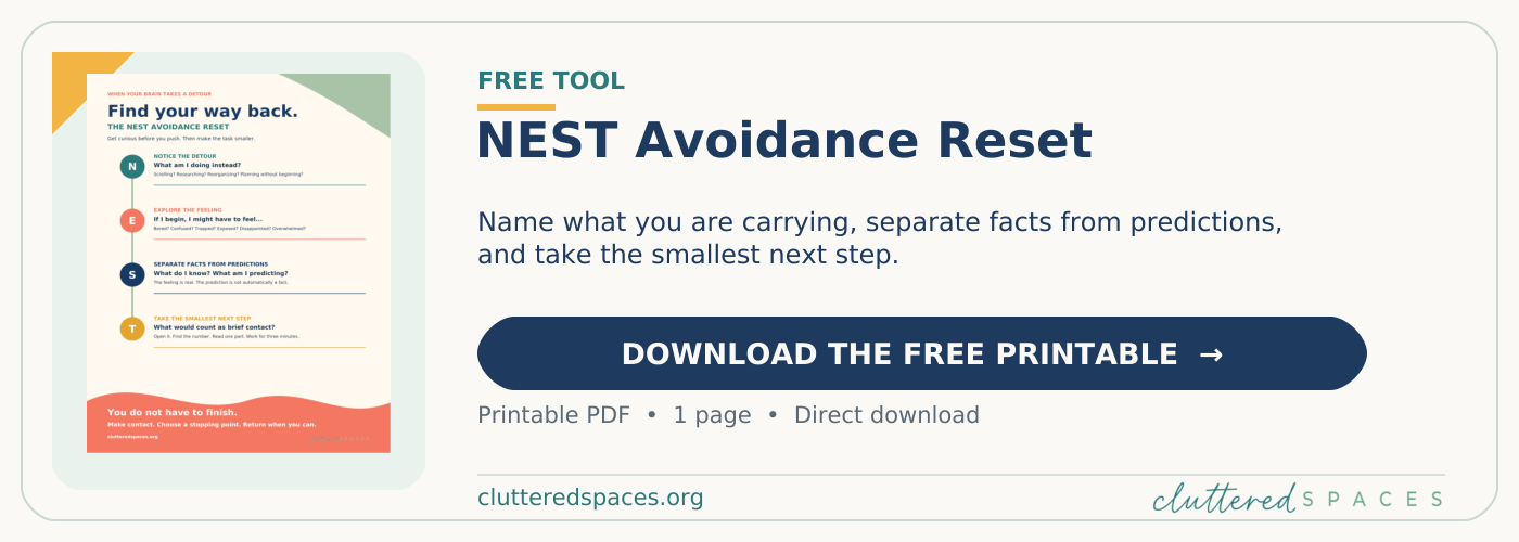 Download the free NEST Avoidance Reset printable PDF