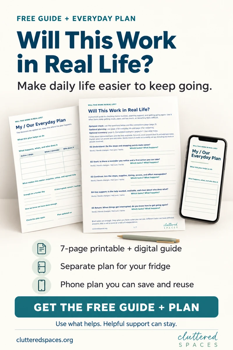 Get the free Will This Work in Real Life? guide and everyday plan